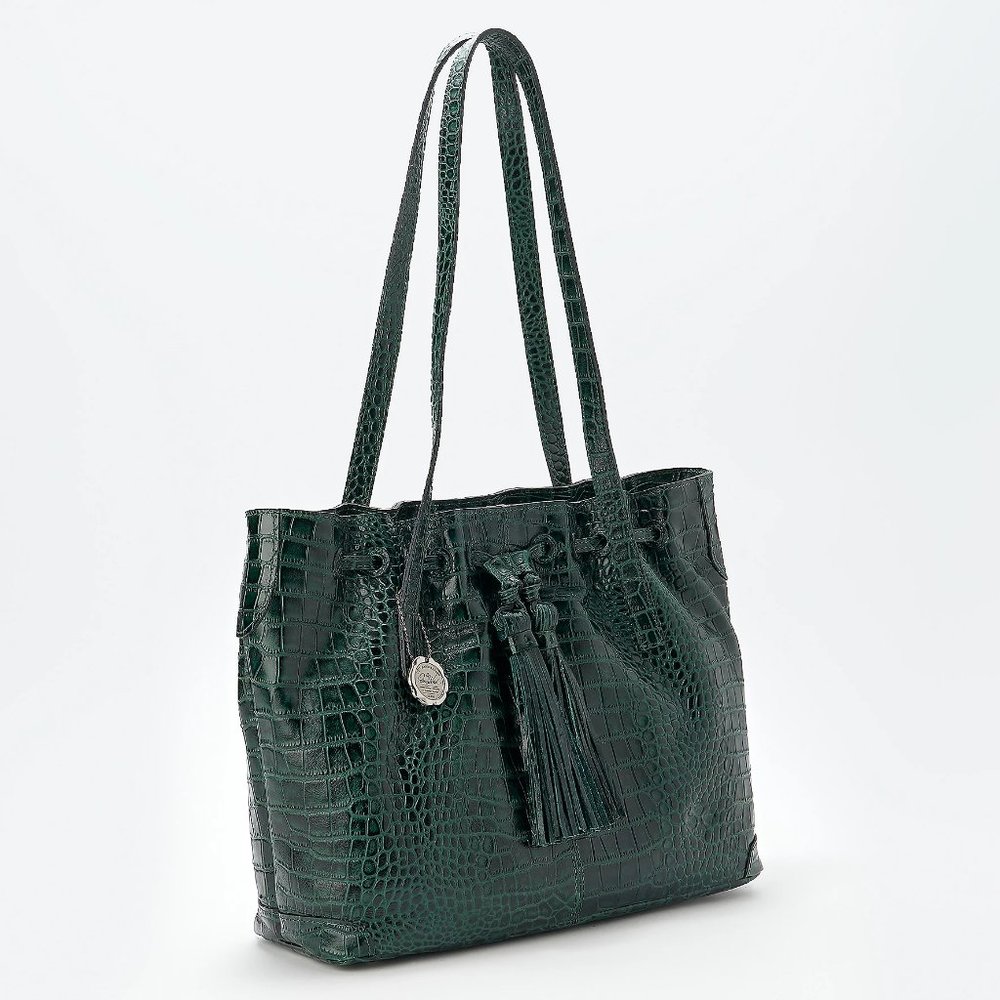 Patricia Nash Leather Drawstring Witney Tote